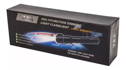 Linterna taser eléctrica recargable