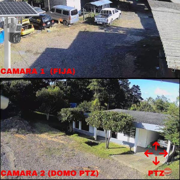 CAMARA SOLAR 4G GRIS DOBLE LENTE