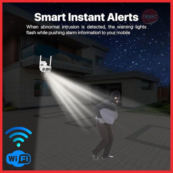 CAMARA PARA EXTERIOR 4 CAM WIFI