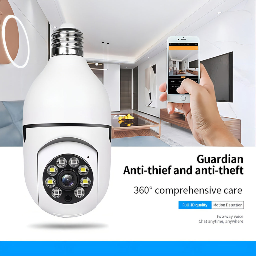 CAMARA DE SEGURIDAD TIPO BOMBILLA